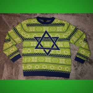 Alex Stevens Ugly Hanukkah Christmas Sweater (L)